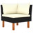 Brause 23.6" Wide Eucalyptus Square Patio Sectional Set with Cushions-1564696567-1591526294-1591526332