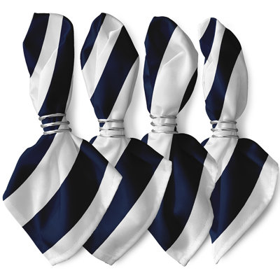 Hartman Polyester Striped Square Napkin