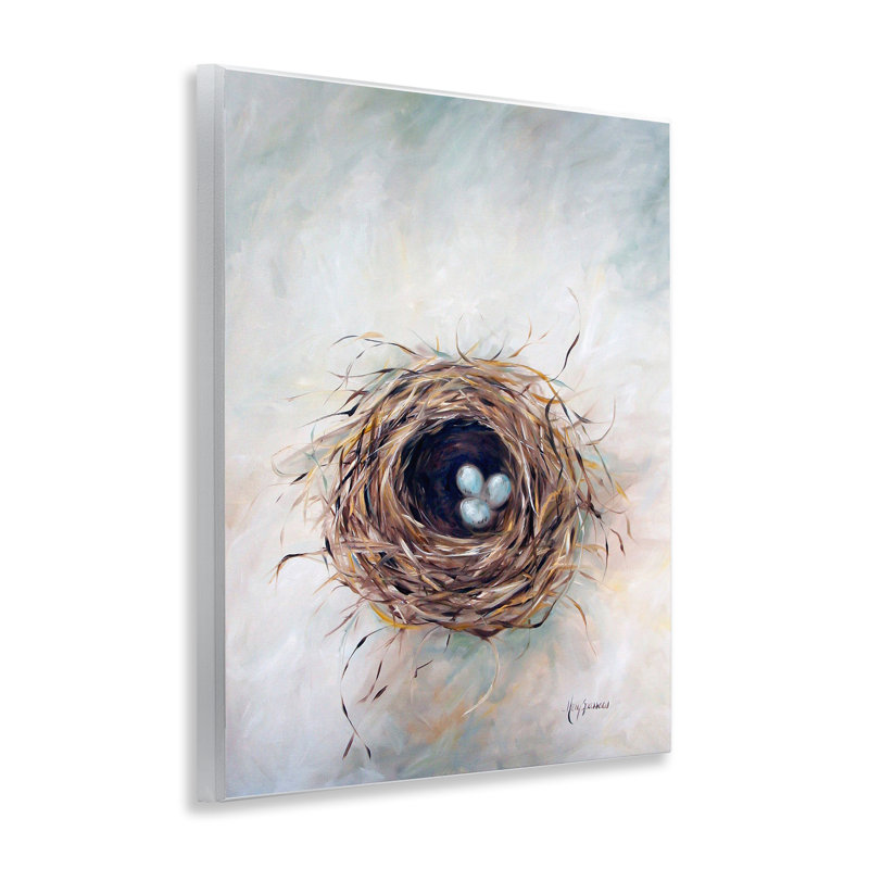 Plaque murale Bird Bird Triplets, design par Mary Sparrow