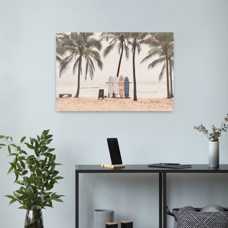 Art mural contemporain The Boards, 16" H x 24" W