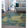 Tapis bleu/jaune/gris Asdsit