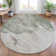 Machine Washable Indoor/Outdoor Xhevrie Aloe Rug