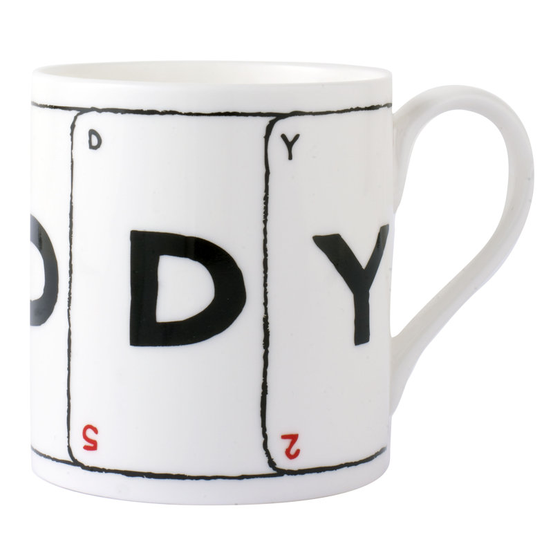 Stickler Bone China Coffee Mug