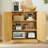 31.5-Inch Modern Wavy Sideboard, Curved Contour Design Storage Cabinet, 2-Door Cabinet With Storage Function, Suitable For Kitchen/Bedroom/Living Room-312855411