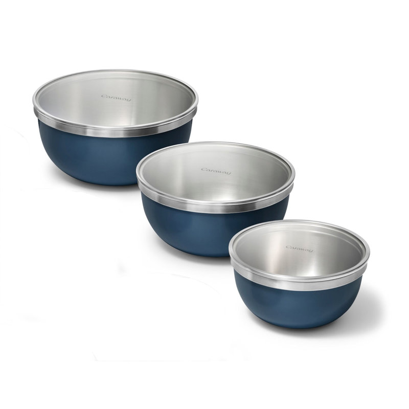 Ensemble de bols mélangeurs Carway, bleu marine, Navy