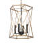 Lustres en cage 4 lumières