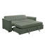 Charlotte 3 Seater Fabric Sofa Bed-129859885