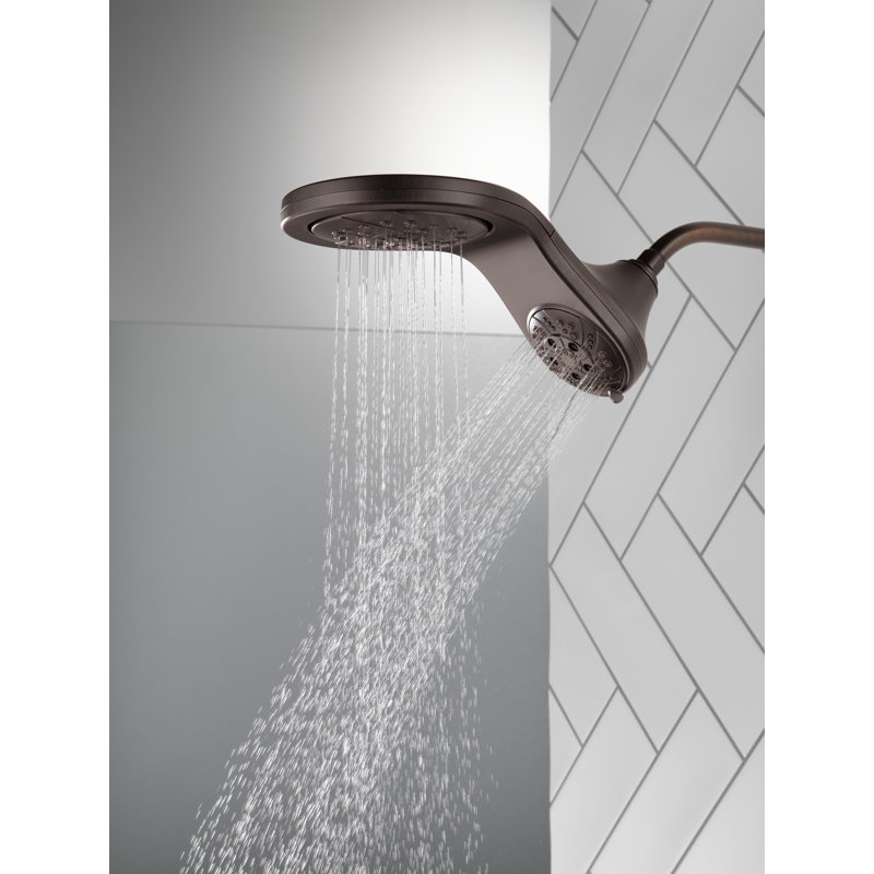 Pomme de douche multi-fonctions avec touchclean, Bronze vénitien