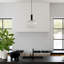 Corey 1-Light Glass Pendant