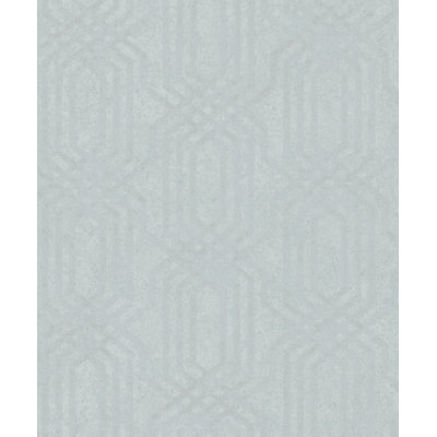 Binyameen Embossed Geometric Glitter Trellis Design 10.05 m x 53 cm Wallpaper Roll