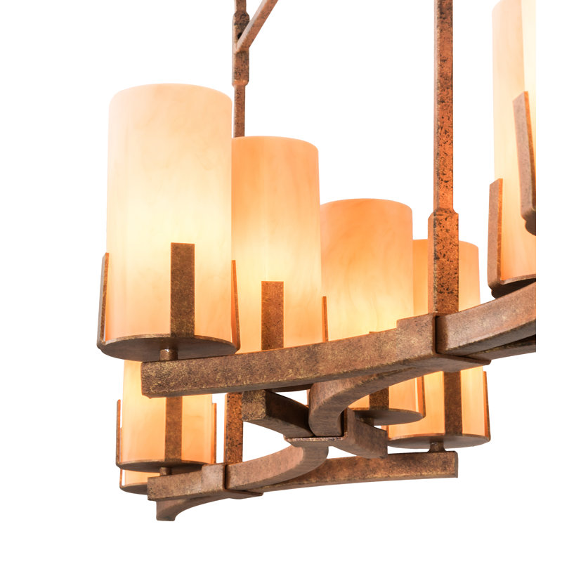 Lustre géométrique à relevés 8 lumières Drennen