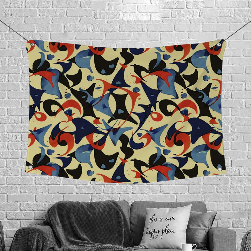 Microfiber Fabric Tapestry, 88" H x 104" W