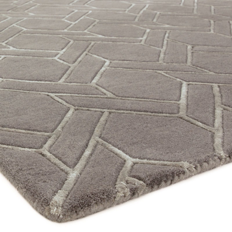 Geometric Hand Woven Area Rug, Rectangle 160 x 230cm