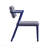 Gray Fabric & Blue Finish Office Chair-1059509944