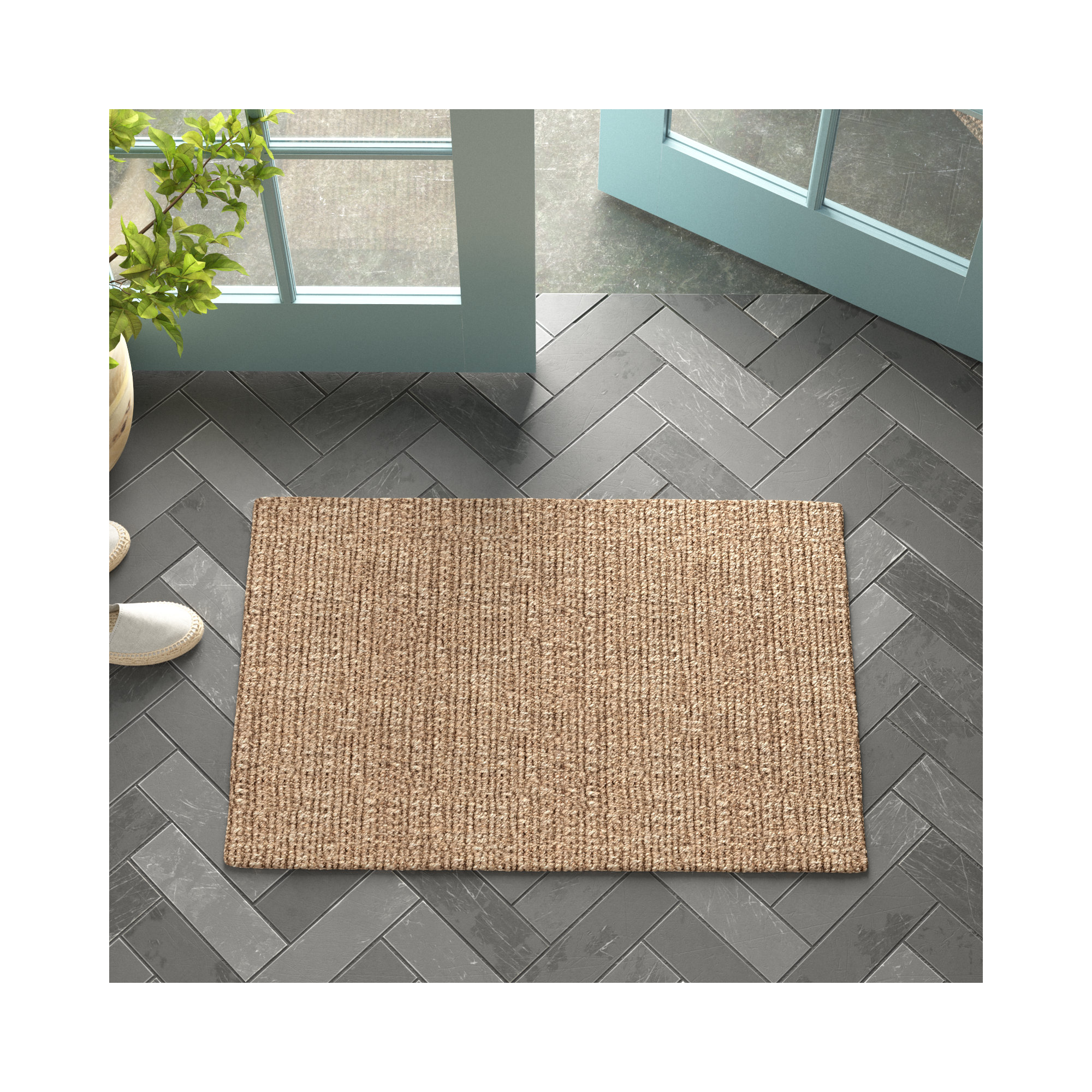 Vesper Handmade Jute / Sisal Rug, Rectangle 2' x 3'