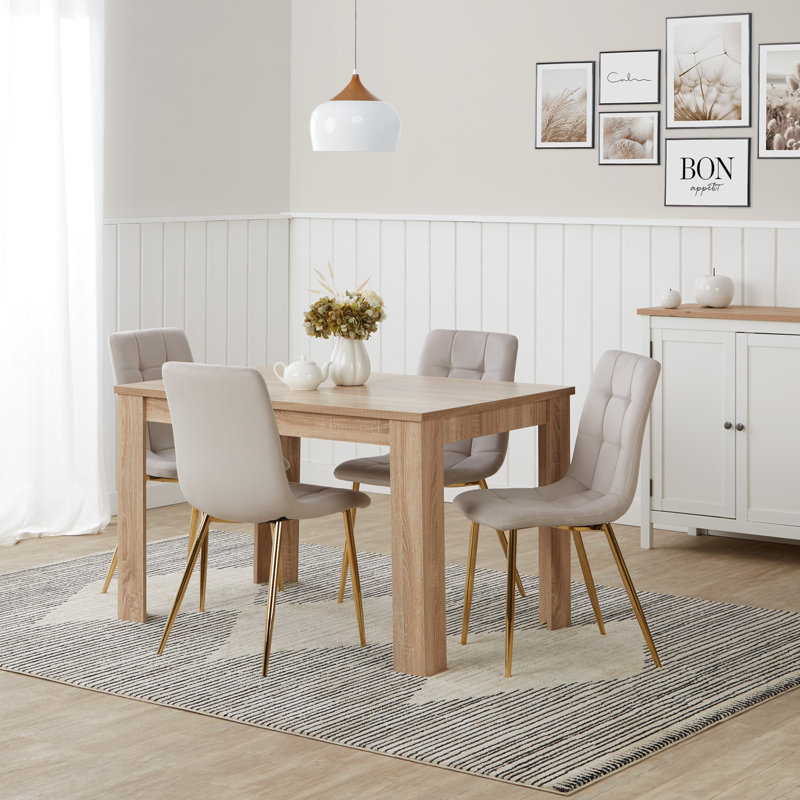 Alic 4 - Person Dining Set