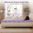 Molley Lavender Color Cooling Gel Memory Foam Mattress Topper-129458200-129458204