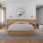 Monroe Queen Size Slatted Bedframe with Wide Headboard with Dimmable Lights-2017782978