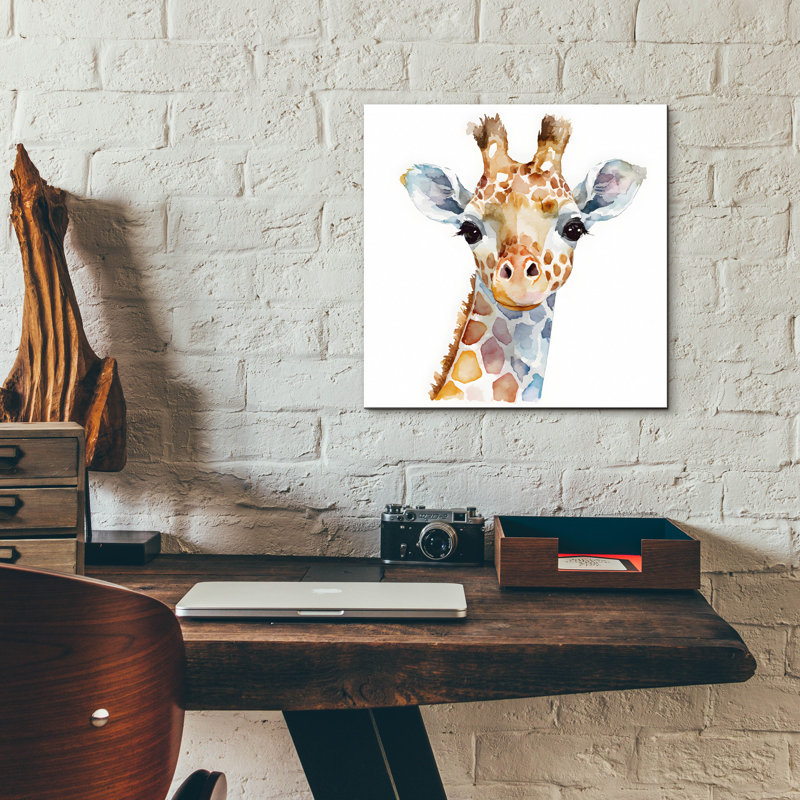 «Baby Giraffe» par Petals Prints Design, H 12 po x l 12 po x P 0,13 po