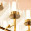 Lustre suspendu pour îlot de cuisine avec détails en verre Abacus Lyn-86923761-86923763-132124279