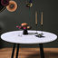 Addalee Round Dining Table with Steel Base-922088237