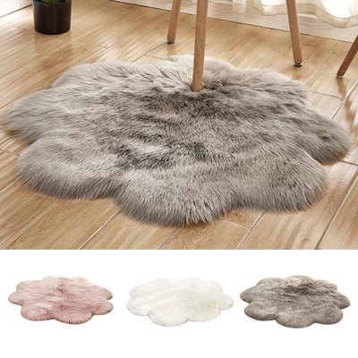 Oundle Sheepskin Shag 90cm X 90cm Area Rug
