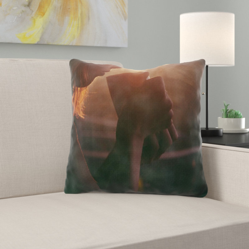 Microsuede Throw Pillow