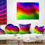 Motif de vagues arc-en-ciel - imprimé abstrait-29828366-29854972