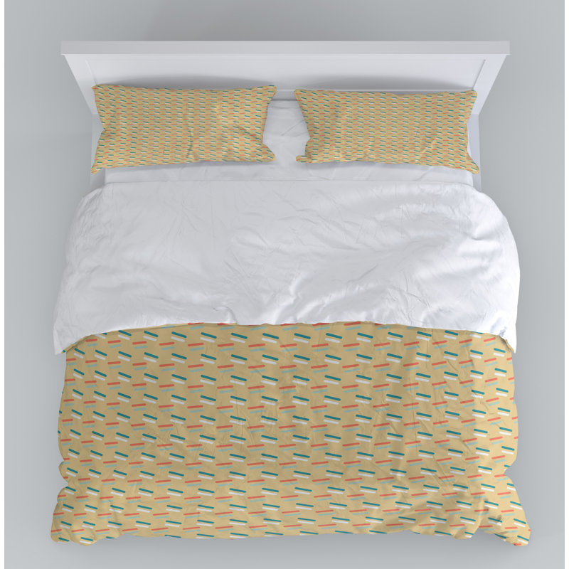 Abstract Duvet Cover, Twin Duvet Cover + 1 Queen Sham