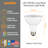 10 Watt (60 Watt Equivalent), PAR30 LED Non-Dimmable Light Bulb, Non-adjustable E26/Medium (Standard) Base