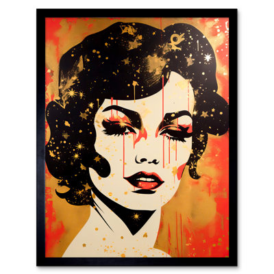 Streater Female Portrait - Single Picture Frame Print