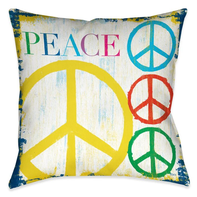 Coussin décoratif Peace