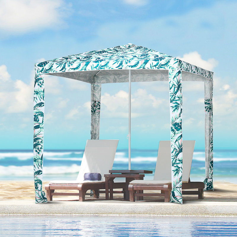 Parasol Outsunny Quick Beach Cabana