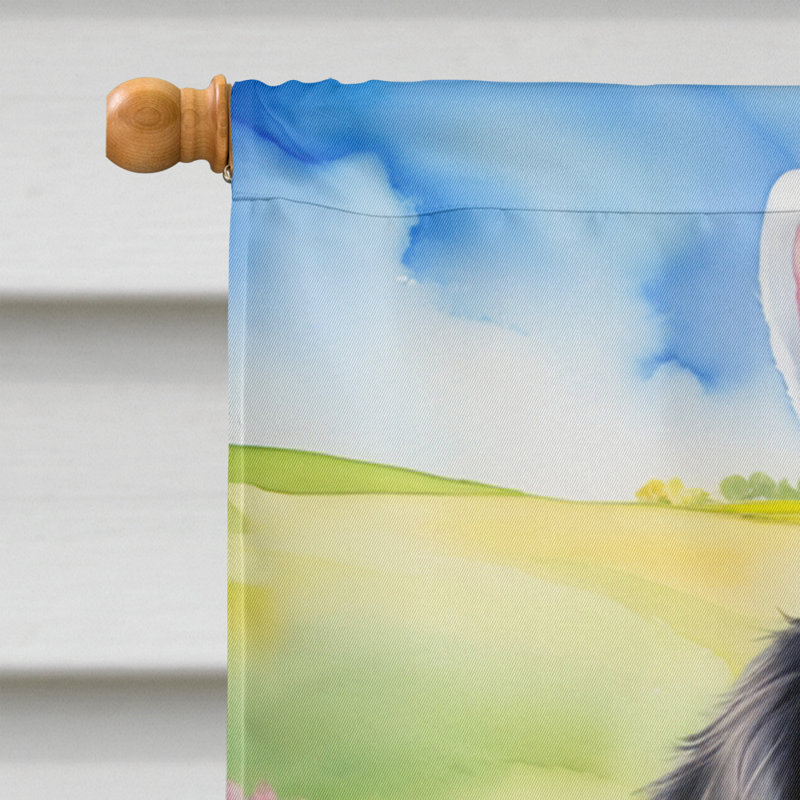 Easter Egg Hunt Double Sided 40'' H x 28'' W Polyester Easter House Flag