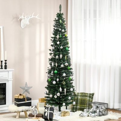 Arbre de Noël 7 pi artificiel, 499 pointes,, processus de peluchage simple