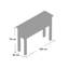 Nagle 100cm Console Table-90619873-90619867