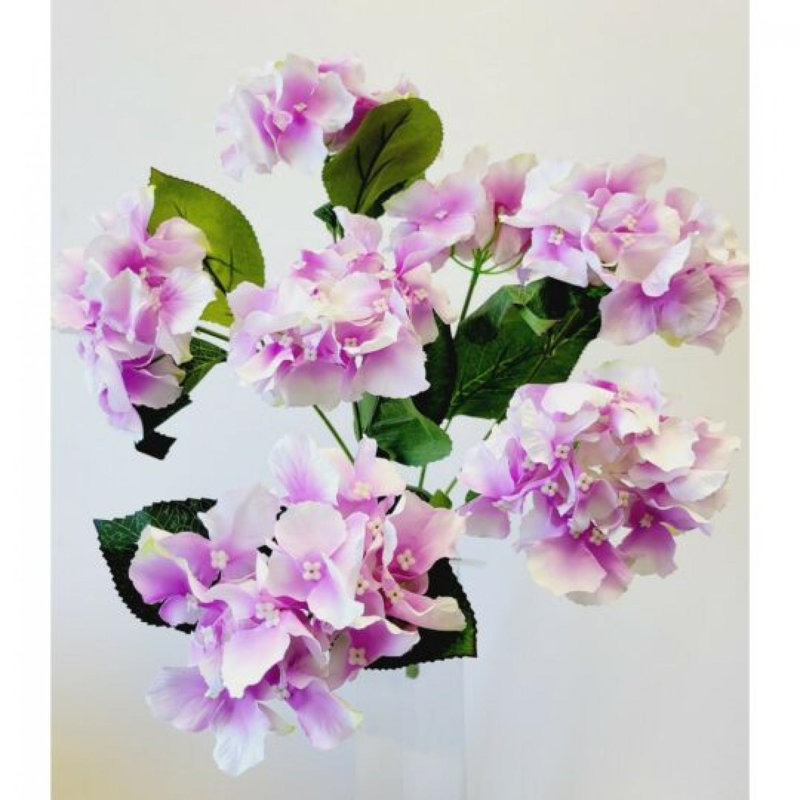 Hortensia fleur artificielle, Mauve