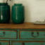 Armoire de couloir verte