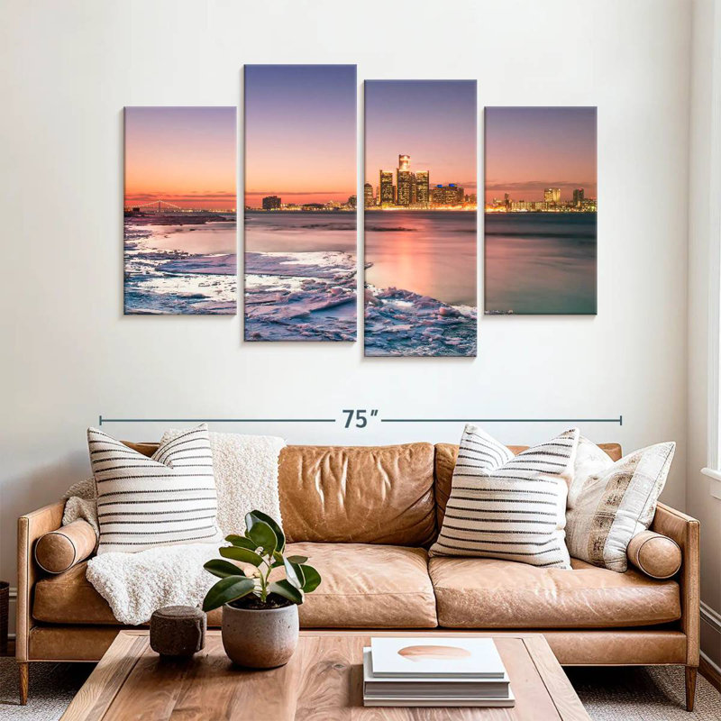 Nicci, Detroit Skyline en hiver