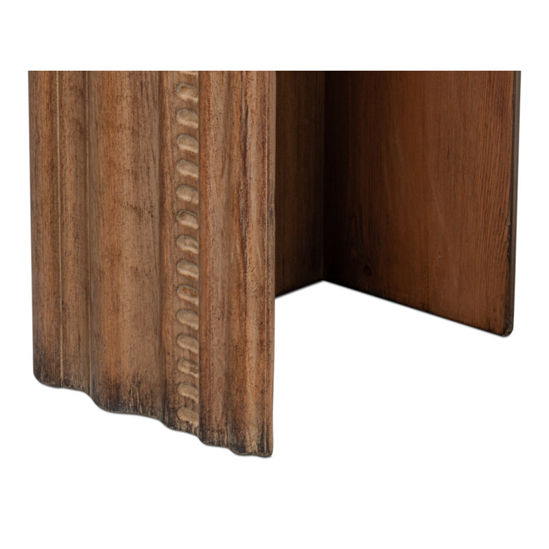 Mantel 72'' Console Table, Brown
