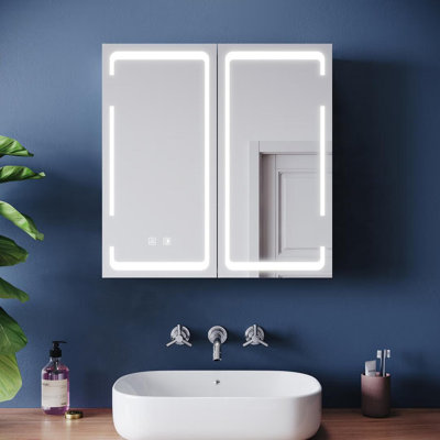 Deakon 23.62mm W 23.22mm H Medicine Cabinet Mirror