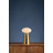 Cashel Rechargeable Table Lamp in Aged Brass