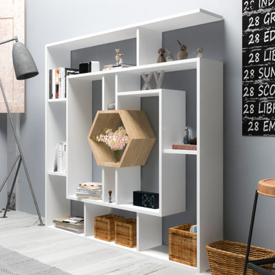 134cm H x 134cm W Geometric Bookcase