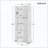 Two Door Storage Cabinet Adjustable Shelf Bathroom Office-1027597862-1027597863