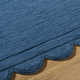 Harwich Hand Loomed Wool Blue Rug