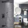 Double Handle Wall Mounted Complete Shower System With Pressure-Balanced Valve
