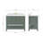 ARIEL Moille 42 Single Bathroom Vanity with Top-2072713528
