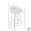 Aiken Mid-century Modern Swivel Counter or Bar Height Bar Stool in Faux Leather and Wood-1865172022-1771270849-1771270848