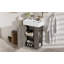 Meuble-lavabo 21,6 po avec lavabo en céramique-858149443