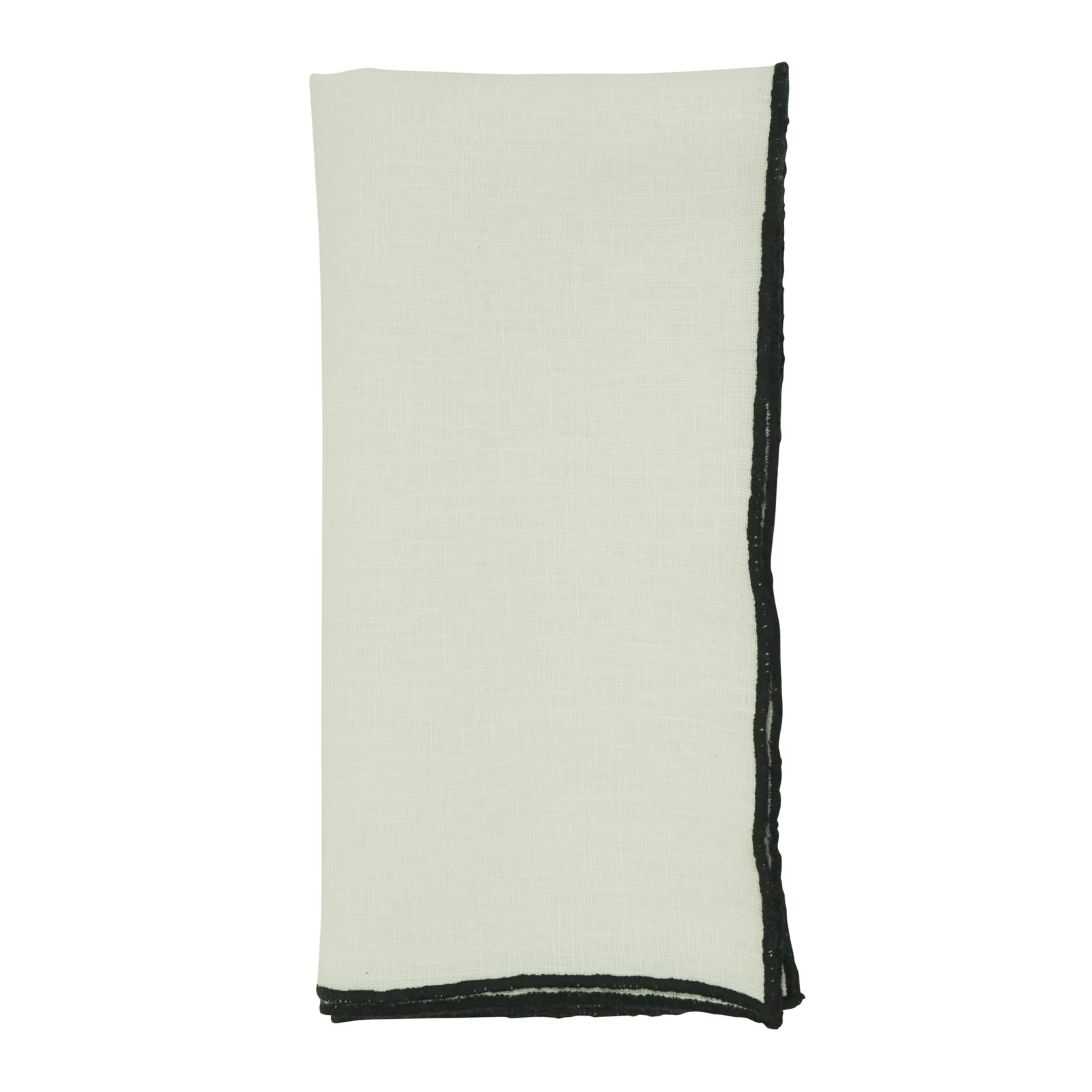 Dartmouth Reversible Linen Napkin, Black
